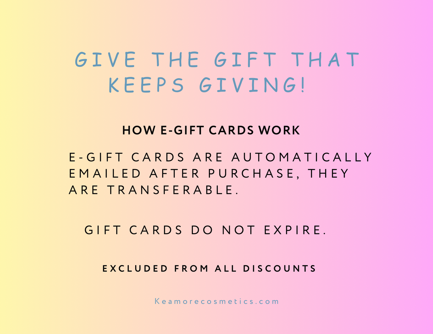 E-Gift Cards